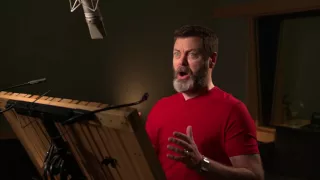 Ice Age: Collision Course: Nick Offerman "Gavin" Behind the Scenes Voice Recording | ScreenSlam