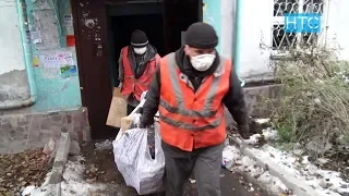 В Бишкеке у пенсионерки в квартире обнаружили гору мусора / 20.11.18 / НТС