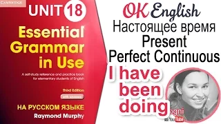 Unit 18 Present Perfect Continuous (I have been doing)  | OK English Elementary