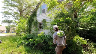 This home was TAKEN OVER by mother nature - I FIXED THAT