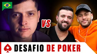 Desafio de Poker com AKKARI e NEYMAR JR ♠️ Desafio de Poker ♠️ PokerStars Brasil