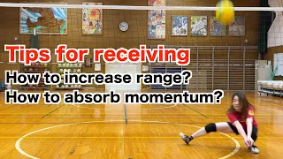Let's learn the tricks of receiving from players who are too good at receiving! 【volleyball】