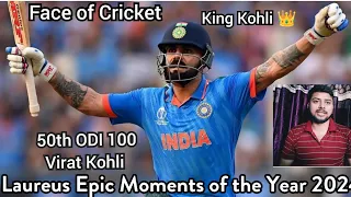 Virat Kohli's 50th ODI hundred included in Laureus Epic Moments of 2024 #Faceofcricket #laureusaward
