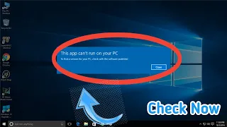 This App Can't Run On Your PC - How To Fix In Windows 10 #Application can't Run in Your PC #ThisApp
