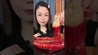 ASMR MUKBANG - Red Devil Shrimp 붉은 악마 새우 #1021