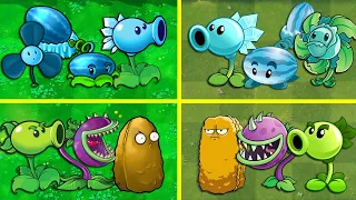 Random Team PVZ 1 vs PVZ 2 - Which Team Plant Will Win? - PvZ 2 Gameplay