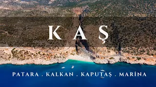 Kaş - Kalkan - Patara - Kaputaş Plajı, Antalya | Drone 4K