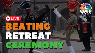 LIVE | Independence Day Special: Attari-Wagah Border Beating Retreat Ceremony | BSF | CNBC TV18