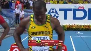 USAIN BOLT IN MOSCOW: 9,77. WORLD CHAMPIONSHIP, 100 METRES MEN | HD.