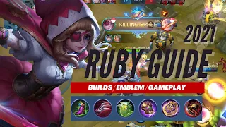 Ruby Guide 2021 | Mobile legends Guide | Ruby Build Emblem | Gameplay