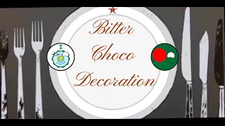 Bitter choco decoration meme . Countryhumans Bangladesh 🇧🇩, statehumans West Bengal 🇮🇳