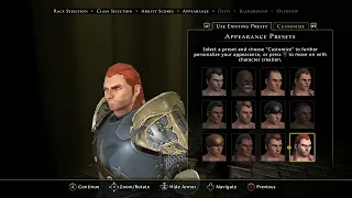 Starting a NEW character. ( Neverwinter )