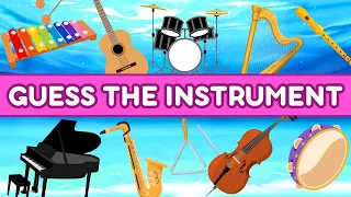 GUESS THE SOUND Game for Kids | Guessing Musical Instrument Sounds | Learn about Instruments