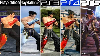 PS1 vs PS2 vs PS3 vs PS4 vs PS5 | Tekken Games | Graphics & Gameplay Comparison