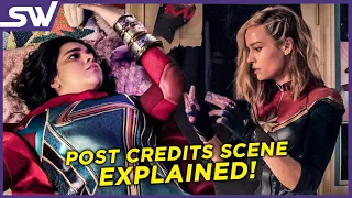 How Captain Marvel Ended Up On Earth | Ms Marvel Post Credits Scene EXPLAINED