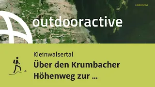 Über den Krumbacher Höhenweg zur Mindelheimer Hütte (Etappe 2 der großen ...