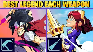 The BEST Legend For Each Weapon In Brawlhalla