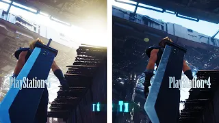 Final Fantasy VII Remake Intergrade - PS5 vs PS4 Pro Side-By-Side Comparison!