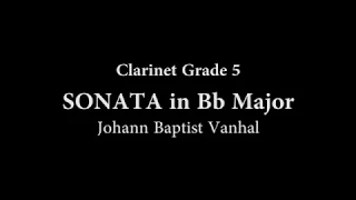 Clarinet Sonata in B-flat major (Vanhal, Johann Baptist)