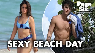 Camila Cabello shows off curves on Miami beach with Shawn Mendes | Page Six Celebrity News