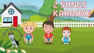 Head Shoulders Knees & Toes - Karaoke | Popular Nursery Rhymes & Children Songs | Jolly Baby Club