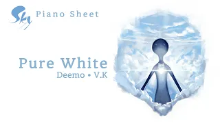 [Sky Piano Sheet] Deemo•V.K | Pure White [sheet file]