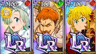 THE FIRST EVER FULL LR TEAM in Seven Deadly Sins: Grand Cross