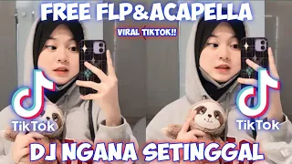 YANG LAGI VIRAL DI TIKTOK DJ NGANA SE TINGGAL FREE FLP+ACAPELLA