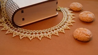 A beaded necklace with elements of Saraguro.  Beadwork.  Master class. Part 1