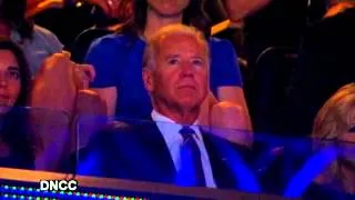 Joe Biden Cries Upon Being Nominated by Son at DNC
