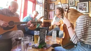 Music in Tig Coili Galway with Declan Corey , Tom Giblin , Seosamh O Fatharta.
