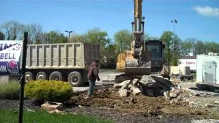 Cinci Taco Bell Demolition Complete April 10, 2012
