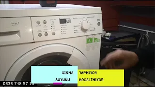 BOSCH LOGİXX SENSİTİVE & sıkma yapmıyor suyunu boşaltmıyor kapısı açılmıyor