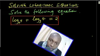 HOW TO SOLVE LOGARITHMIC EQUATION WITH DIFFERENT BASES