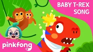 A T-Rex Went to Jungle | Baby T-Rex Songs | Dinosaur Songs | Pinkfong Songs for Children