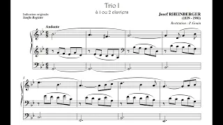 J. G. Rheinberger - Trio n.1 in Sol minore Op.49