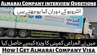 Almarai Company interview | How I Get Alamari Company Visa | Raza Uppal