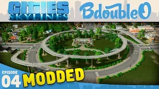 Cities Skylines Mods :: Custom Roundabout Walkway! Part 4 [Cities Skylines Gameplay]