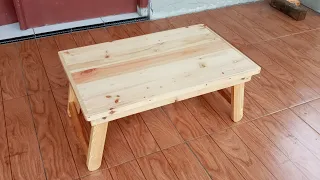 DIY wooden folding table || DIY Woodworking