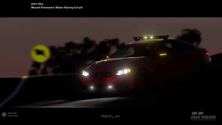 Gran Turismo SPORT Drift Trial M4 Safety Car @ Mount Panorama (Night)