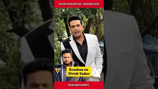 "Elvish Favourite Hai"- Krushna Says! | Elvish Yadav Bigg Boss OTT News Shorts Facts #shorts