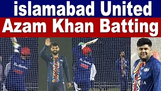 Azam Khan Long sixers to Shadab Khan | Isb United practice for PSL 9