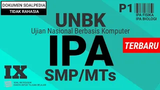 Soal UNBK IPA Kelas 9 SMP Dan Jawaban Pembahasan ( Latihan Ujian Nasional IPA ) Semester 2 Terbaru