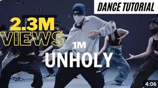Dance Tutorial/ Sam Smith - Unholy ft. Kim Petras /1 Million Studio/ KOOJAEMO Choreography