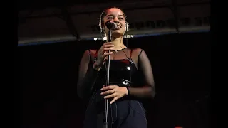 Ella Mai performs "Boo'd Up" live at the 2018 Baltimore Afram 4K Quality