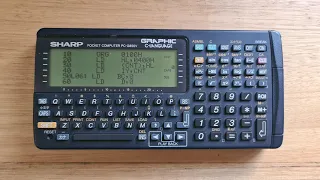 Sharp PC-G850V - The last pocket computer