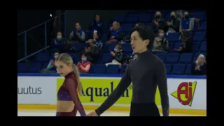 Finlandia Trophy2021 Holly HARRIS / Jason CHAN (AUS) FD