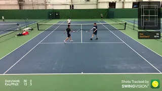 Dan/Mark vs Kyu/Phat (Pre-tournament Practice Set 2/3) NTRP 4.0/4.5 Doubles