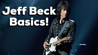 Jeff Beck Basics Lesson for Beginners. RIP to the Master. Woodshed EP 100