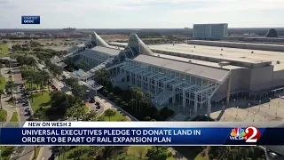 Universal executives pledge to donate land to support SunRail/Brightline corridor